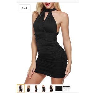 Like new! Black convertible dress